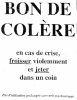 Un droit à la colère