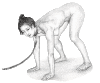 la position principale de la lopette