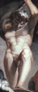 1790, Johann Heinrich Füssli, Thor luttant avec le serpent