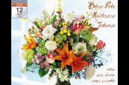 daylight bouquet - lilies, tulips, roses, orchids, freesia-