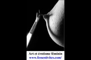 Art érotisme féminin seins pinces SM soumission