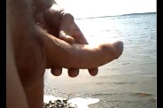Grosse bite en exhib