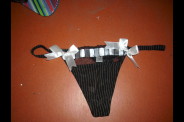 culotte avec noeuf blanc