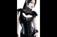 corset7 sat pat blue