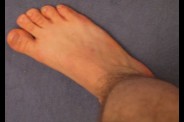 un pied que j'ai leché