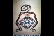 belly-button-monkey-ass-tattoo