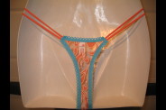 string 13170 saumon-turquoise verso