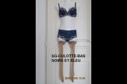 SG-CULOTTE-BAS NOIR ET BLEU