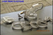 CAGE PENIS PLASTIQUE