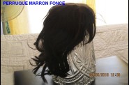 PERRUQUES MARRON FONCE