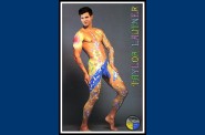 taylor lautner body paint flaunting it