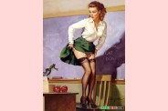 la maîtresse d'école