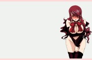 hentai boobs redheads red eyes anime girls 1440x900 wallpap
