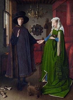 tn 438px-Van Eyck - Arnolfini Portrait