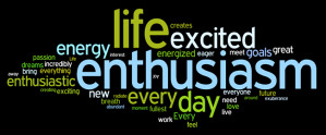 enthusiasm -enthousiasme