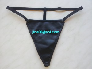 100364 String simili noir Taille XL à 12,00€