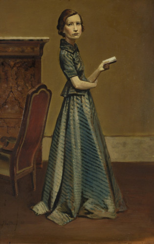 Balthus - Portrait de Femme en Robe Bleue (Mme Georges Hila