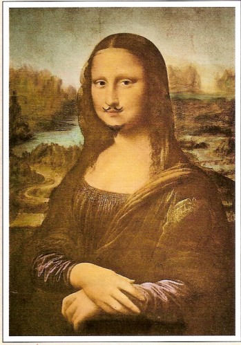 joconde a la moustache-Duchamp