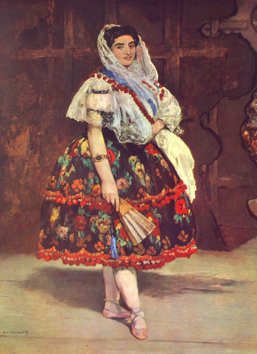 baudelaireManet Lola de Valence 1862