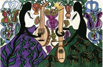 les-deux-musiciennes-1966-baya