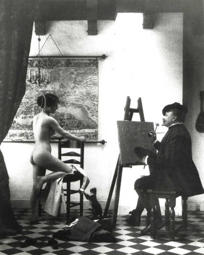 364.-RICHARD-POLACK.-The-Artist-and-His-Model--1911-jpg