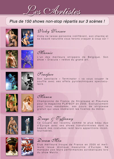 salon erotique de geneve, artiste, show salon erotique geneve , evenement geneve 2007, salon erotique suisse
