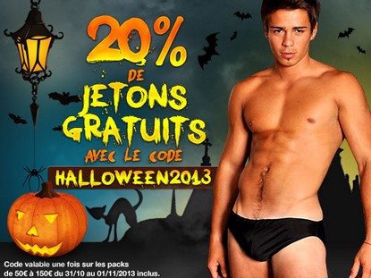 MYKOCAM FETE HALLOWEEN 2013 AVEC UN CODE PROMO