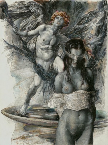 alexander steshenko-Venus et Cupidon