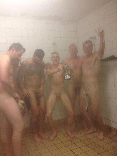 pic1 soccer lads celebrating in the showers 001