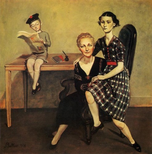 Balthus (1908-2001) La famille Mouron-Cassandre, 1935