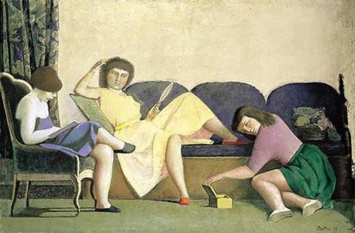 Balthus (1908-2001) Les trois soeurs, 1955