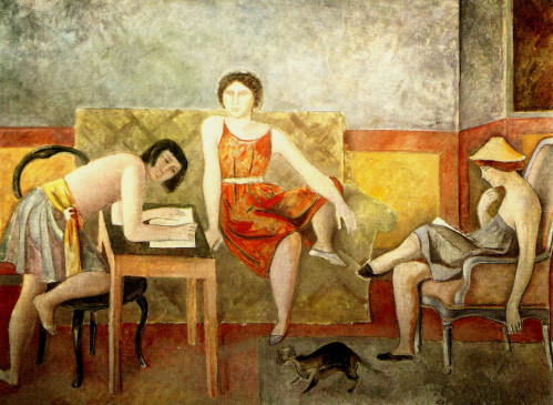 Balthus (1908-2001) Les trois soeurs, 1964