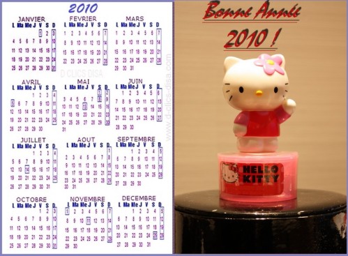 Hello Kitty calendrier-2010
