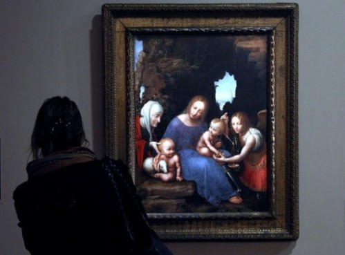 La Sainte Anne de Leonard de Vinci restauree a