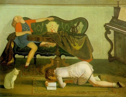 Balthus (1908-2001) Le salon II, 1942