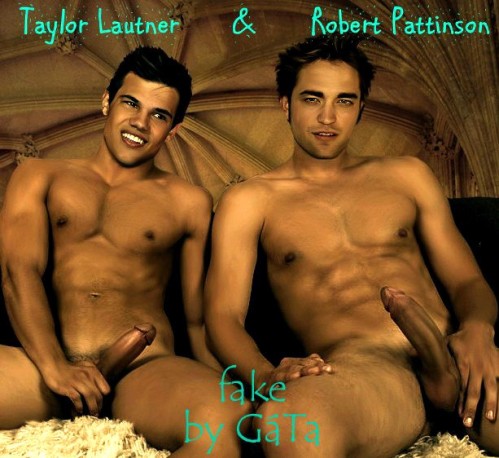Taylor Lautner and Robert Pattinson