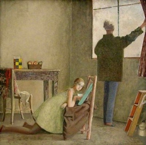 Balthus (1908-2001) Le peintre et son modèle, 1980-1981