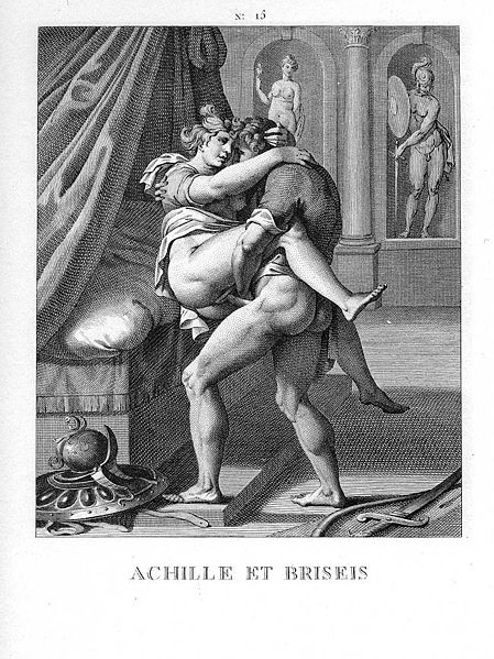 449px-Carracci Achille et Briseis