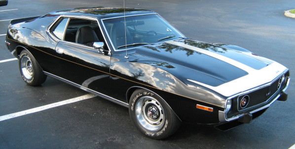 1974 AMC Javelin AMX black front