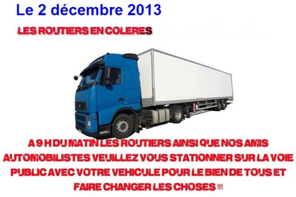 les routiers 2 décembre 2013