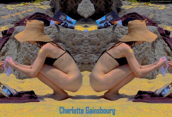 Charlotte Gainsbourg Beach 01