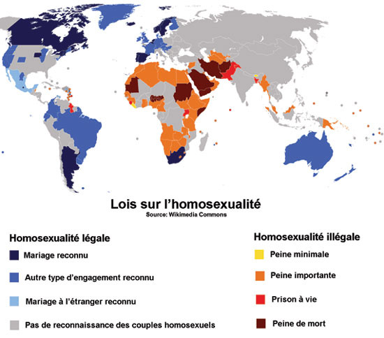 World homosexuality laws PF