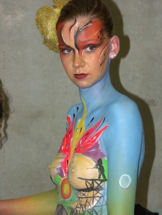 seins poitrine déco body-paint art tatouage (52)