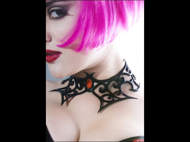 Collier Latex 02 Bdsm
