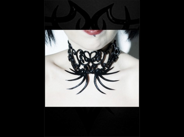 Collier Latex 19 Bdsm