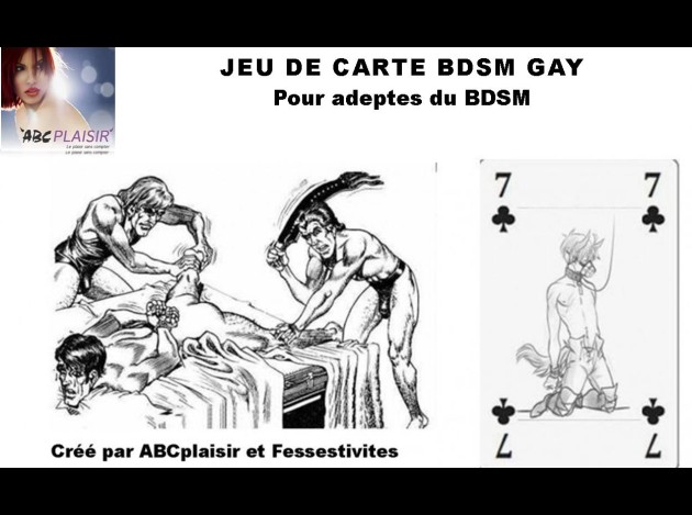 JEU DE CARTES BDSM GAY