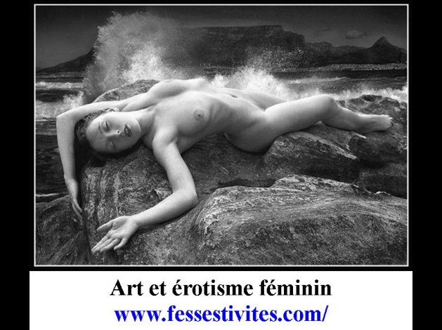 Art érotisme féminin  femme  mer nu