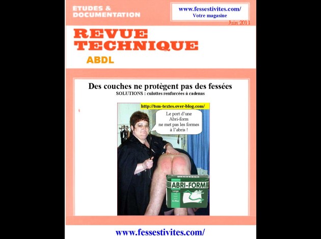 Revue technique ABDL nurse diaper couche