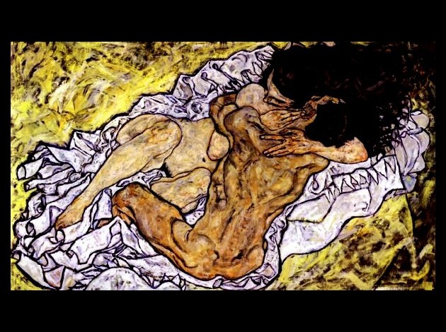schiele embrace
