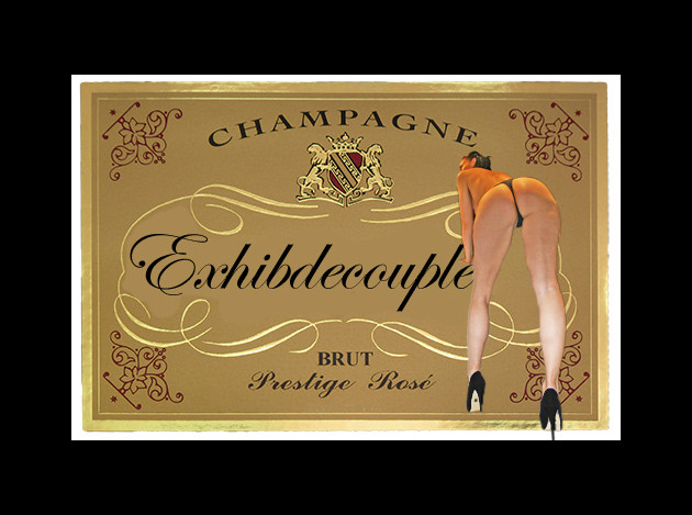 etiquetteCHAMPAGNEexhibdecoupleChaussures Noires